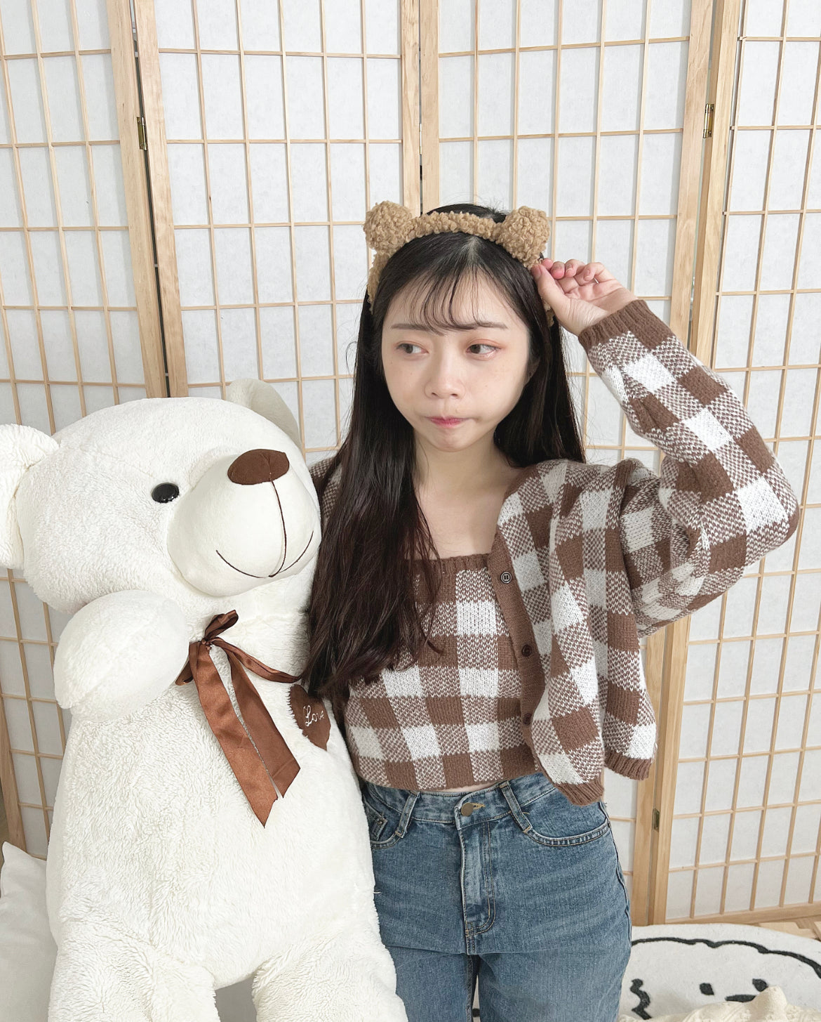 【𝗛𝗼𝘁 𝗜𝘁𝗲𝗺.ᐟ.ᐟ | 約會推介.ᐟ.ᐟ】𝗖𝗵𝗲𝗰𝗸𝗲𝗿𝗲𝗱 𝗦𝗹𝗶𝗺 𝗖𝗿𝗼𝗽 𝗦𝗲𝘁