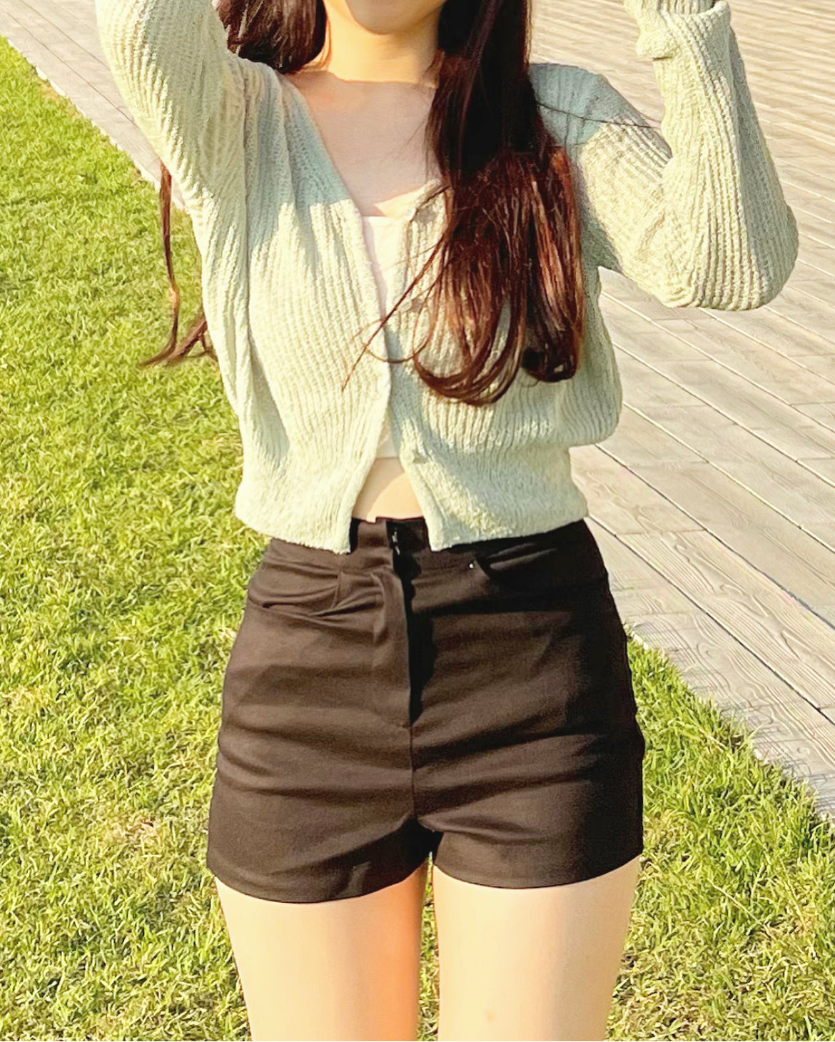小高腰短褲