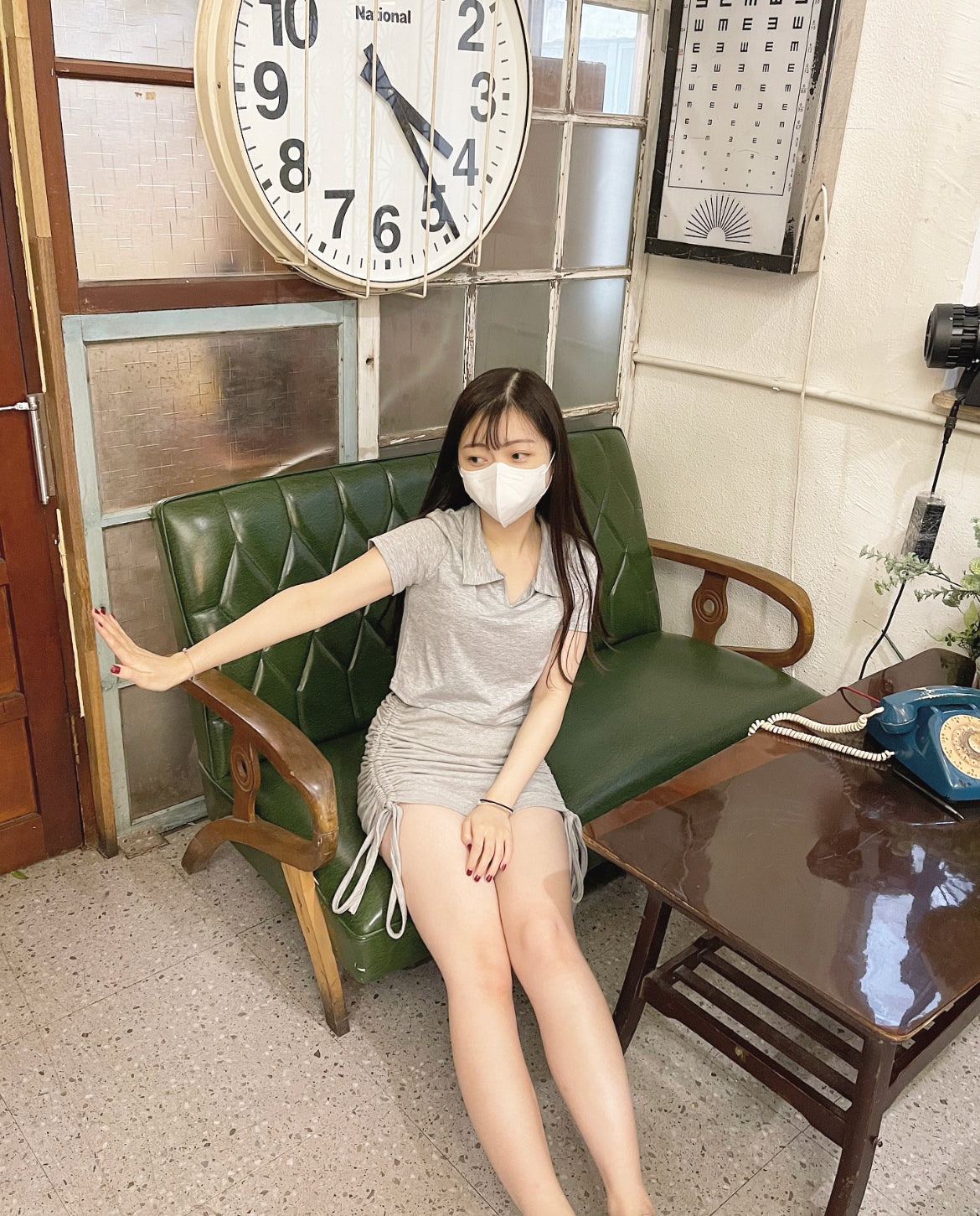 【可調長短 】小人魚尾短裙