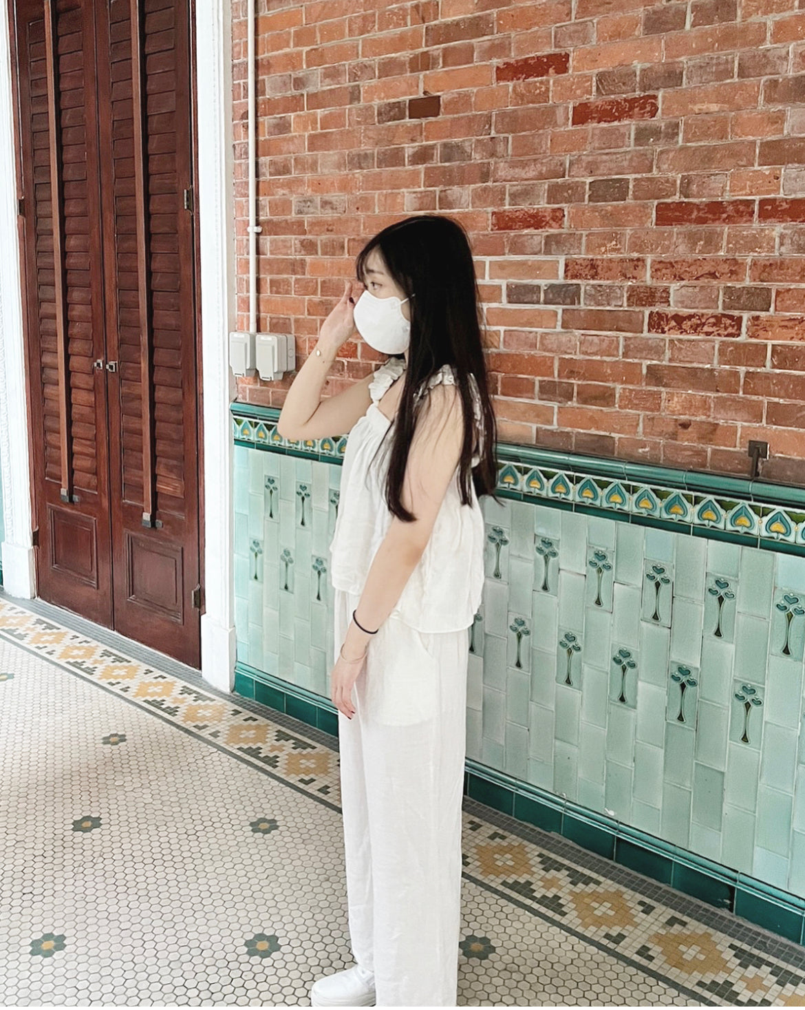 𝗖𝘂𝘁𝗶𝗲 𝗖𝗮𝘀𝘂𝗮𝗹 𝗦𝘁𝘆𝗹𝗶𝘀𝗵 𝗦𝗲𝘁(連背心+闊褲)♥