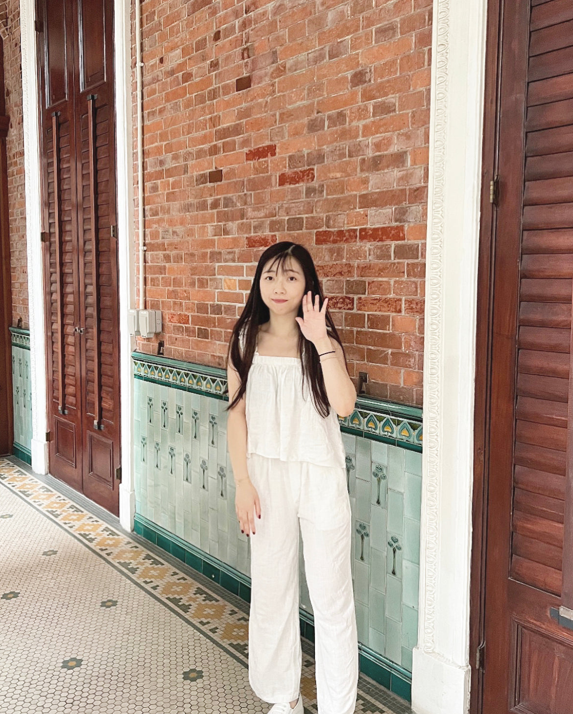 𝗖𝘂𝘁𝗶𝗲 𝗖𝗮𝘀𝘂𝗮𝗹 𝗦𝘁𝘆𝗹𝗶𝘀𝗵 𝗦𝗲𝘁(連背心+闊褲)♥