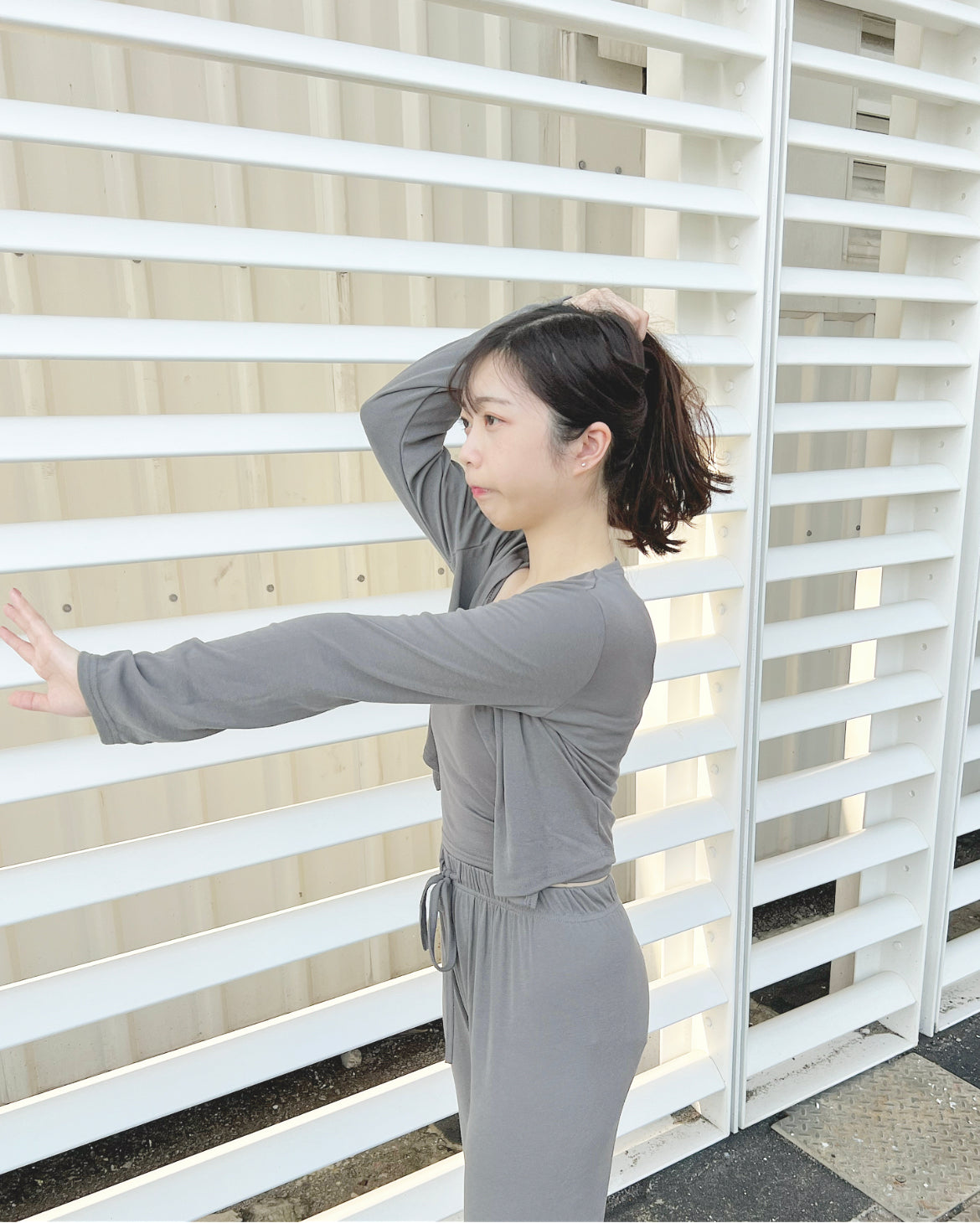 𝗦𝗽𝗮𝗿𝗸𝗹𝗲 𝗖𝗮𝘀𝘂𝗮𝗹 𝗦𝘁𝘆𝗹𝗶𝘀𝗵 𝗦𝗲𝘁 (連背心+外套+闊褲)♥