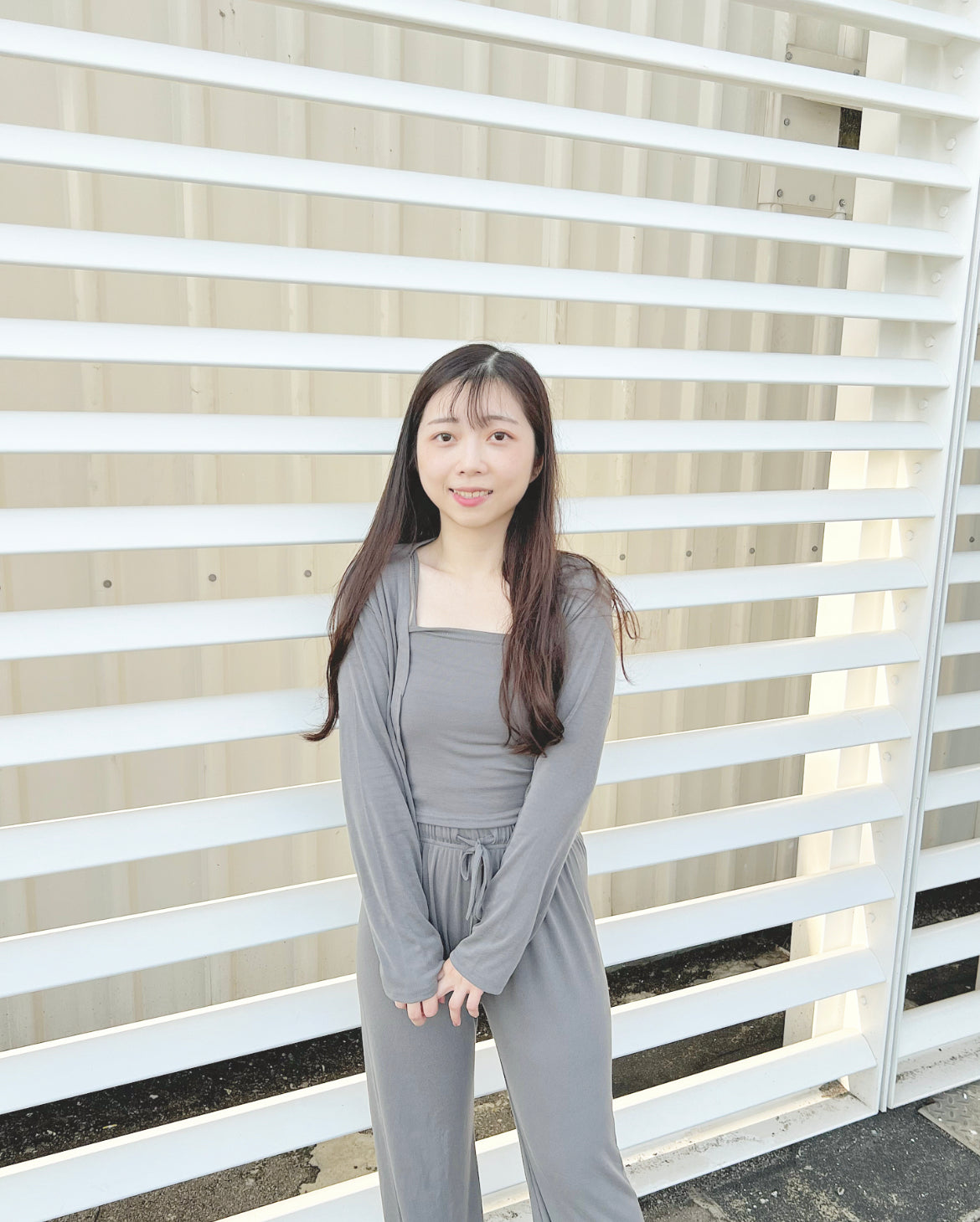 𝗦𝗽𝗮𝗿𝗸𝗹𝗲 𝗖𝗮𝘀𝘂𝗮𝗹 𝗦𝘁𝘆𝗹𝗶𝘀𝗵 𝗦𝗲𝘁 (連背心+外套+闊褲)♥