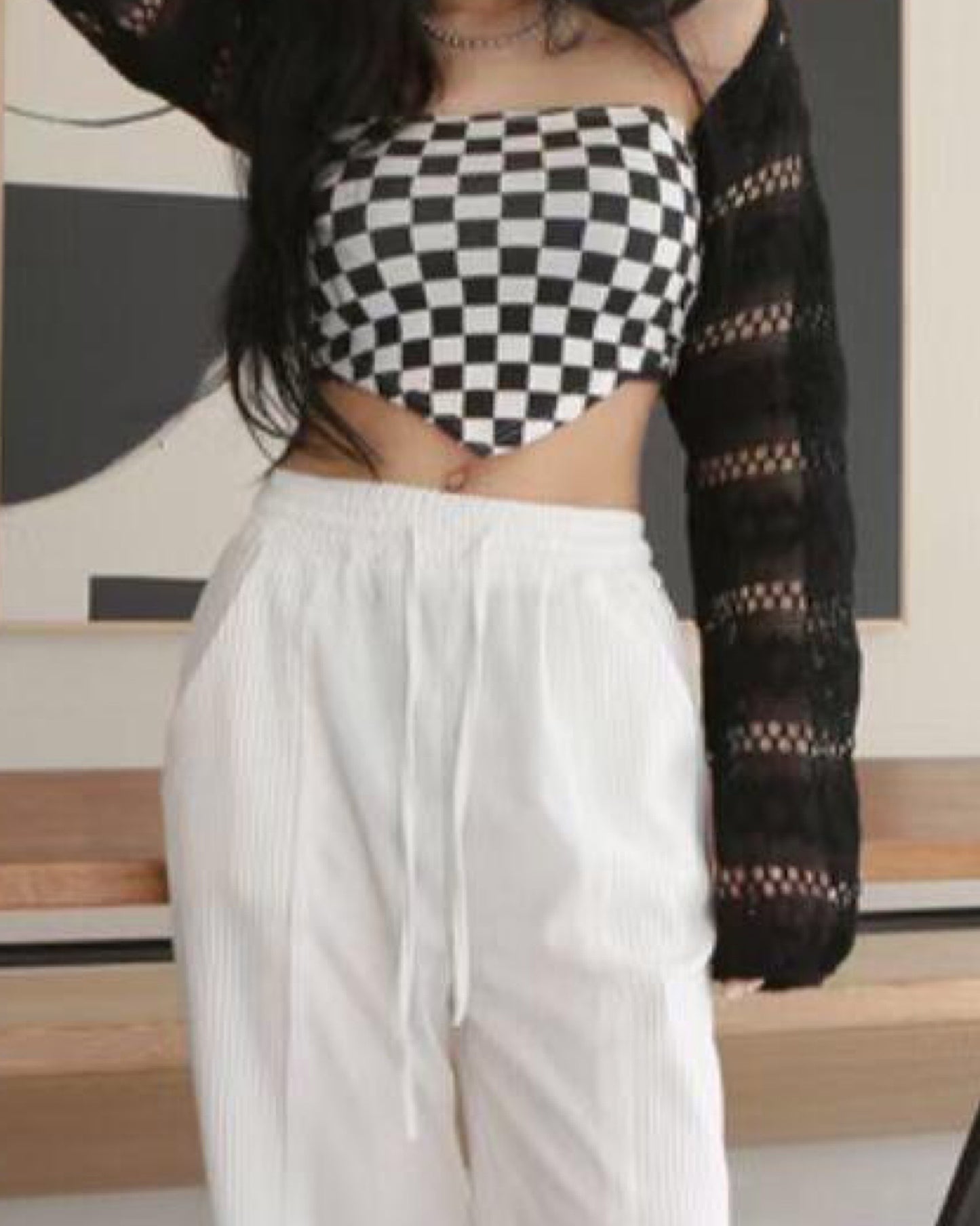 倒三角𝗖𝗵𝗲𝗰𝗸𝗲𝗿𝗲𝗱 𝗧𝘂𝗯𝗲 𝗧𝗼𝗽