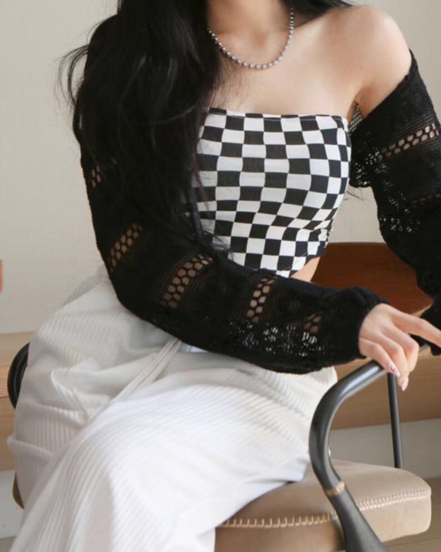 倒三角𝗖𝗵𝗲𝗰𝗸𝗲𝗿𝗲𝗱 𝗧𝘂𝗯𝗲 𝗧𝗼𝗽