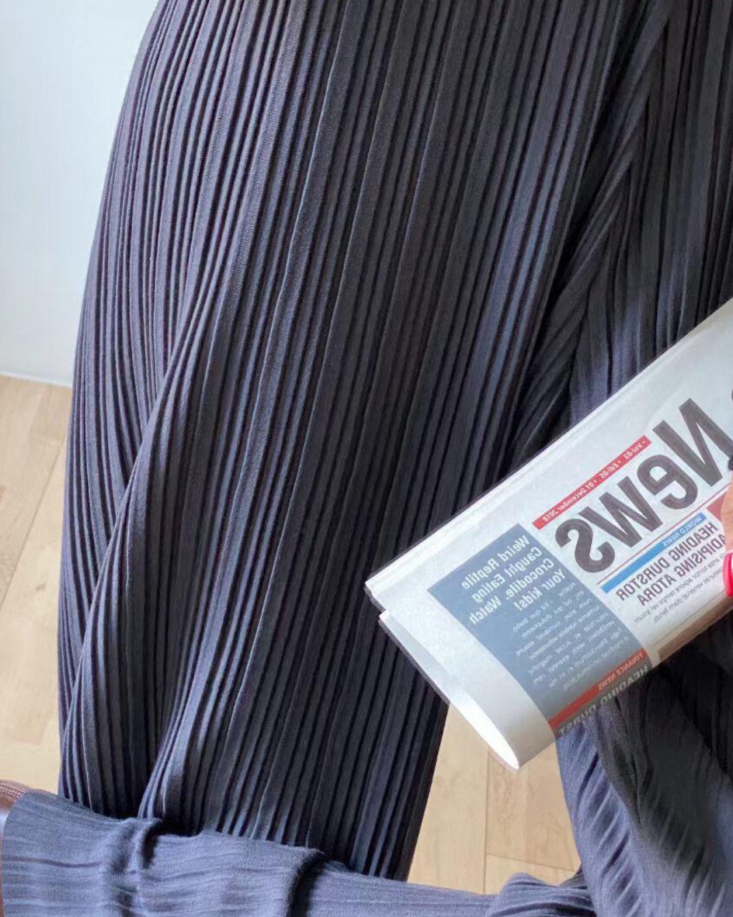 【𝗛𝗼𝘁 𝗜𝘁𝗲𝗺 ! 】直條紋高腰闊褲