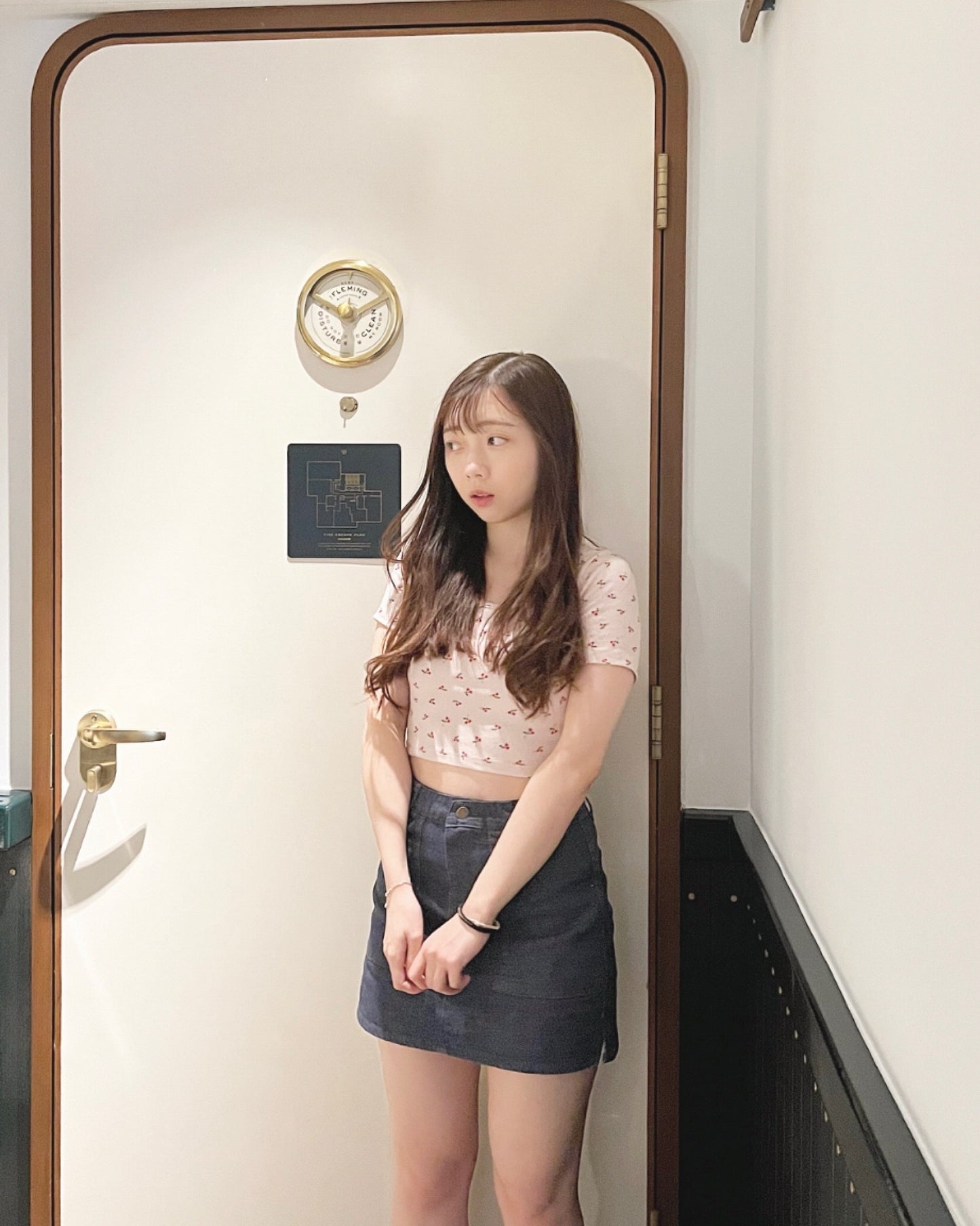 彈性高腰牛仔裙