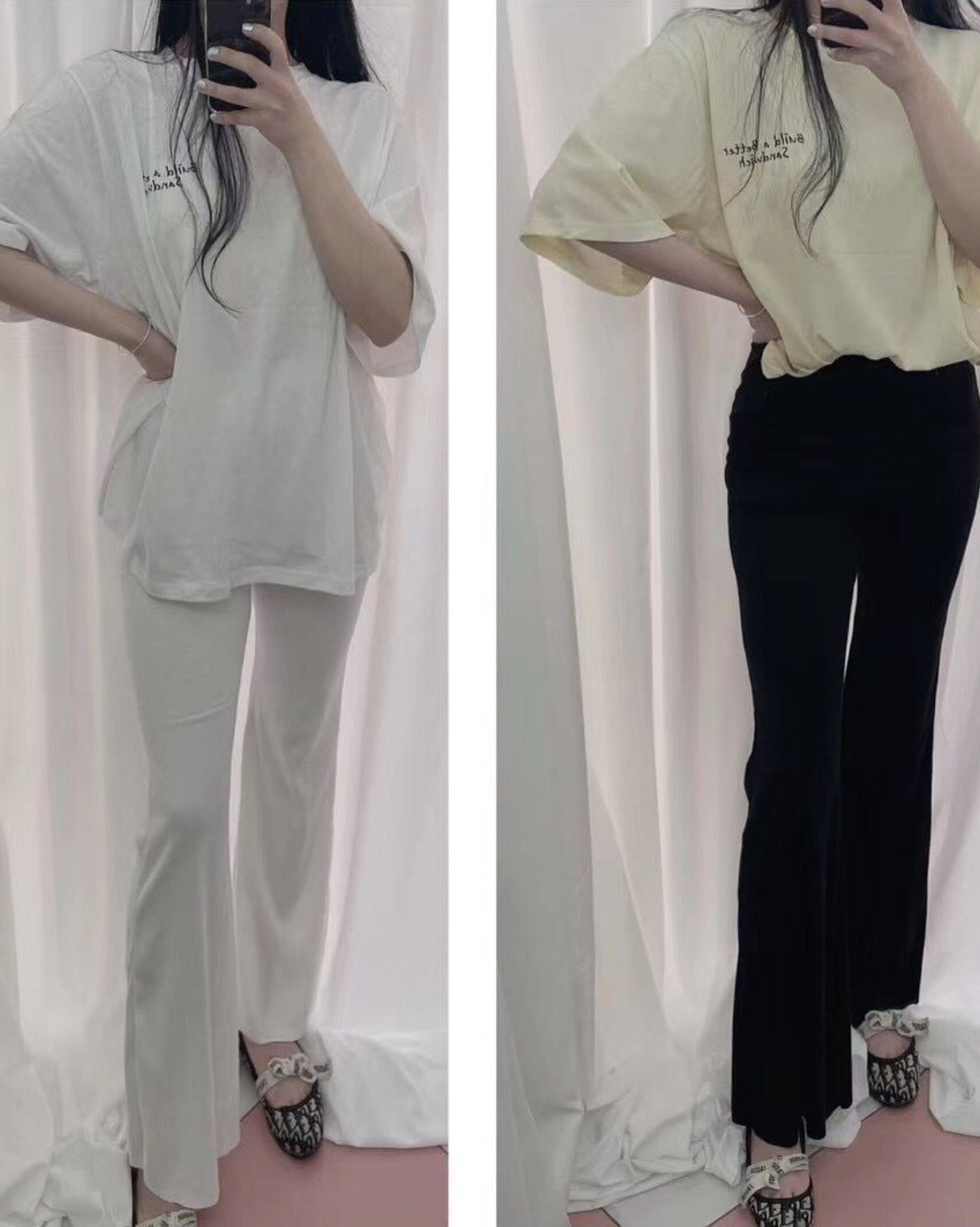 【修腳型.ᐟ.ᐟ】小高腰喇叭褲