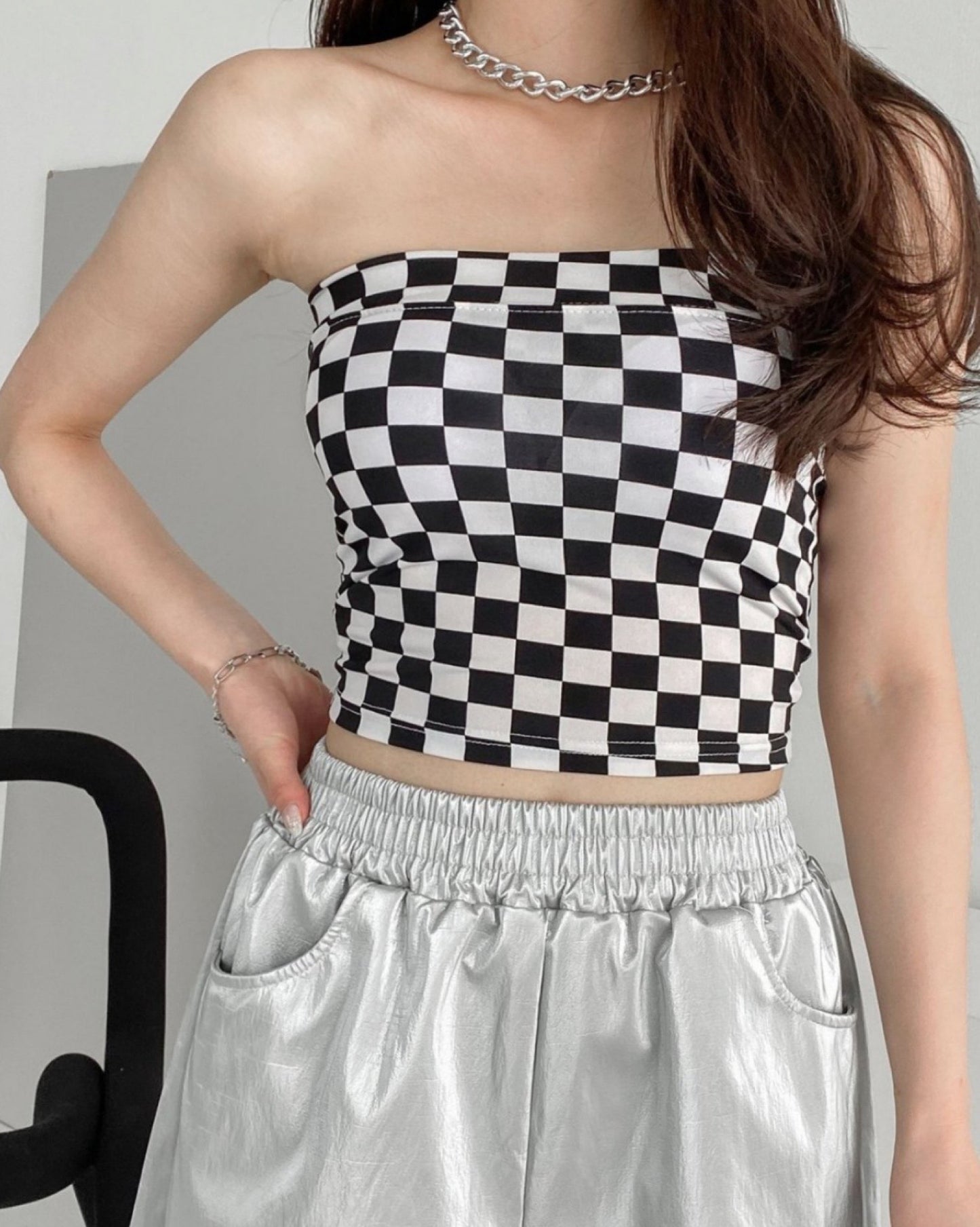 棋盤格𝗧𝘂𝗯𝗲 𝗧𝗼𝗽(連𝗣𝗔𝗗)♥