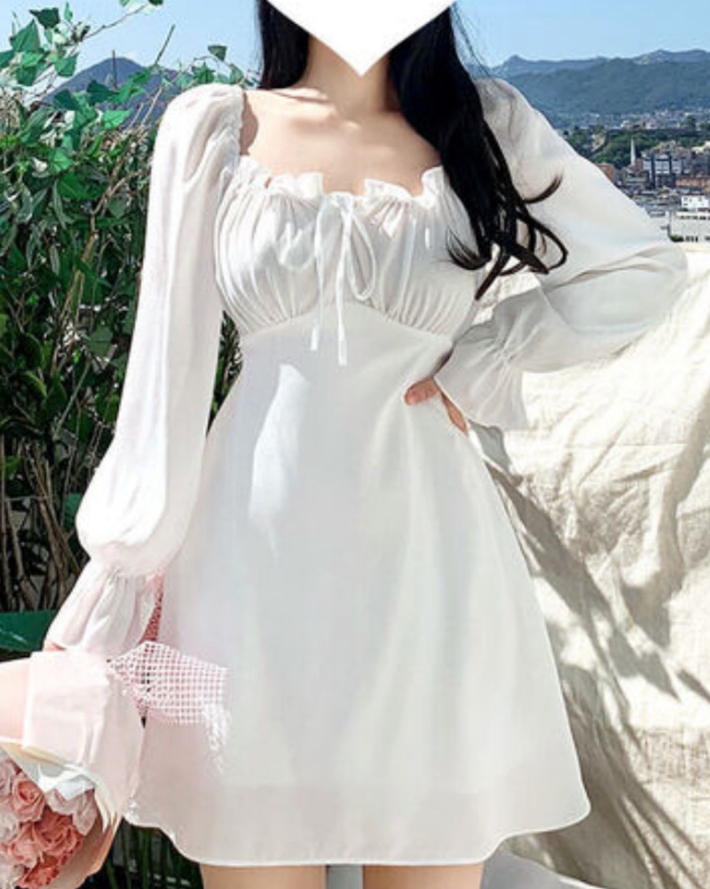 【約會推介.ᐟ.ᐟ】𝟮 𝗪𝗮𝘆𝘀 泡泡袖蝴蝶𝗢𝗣𝗦