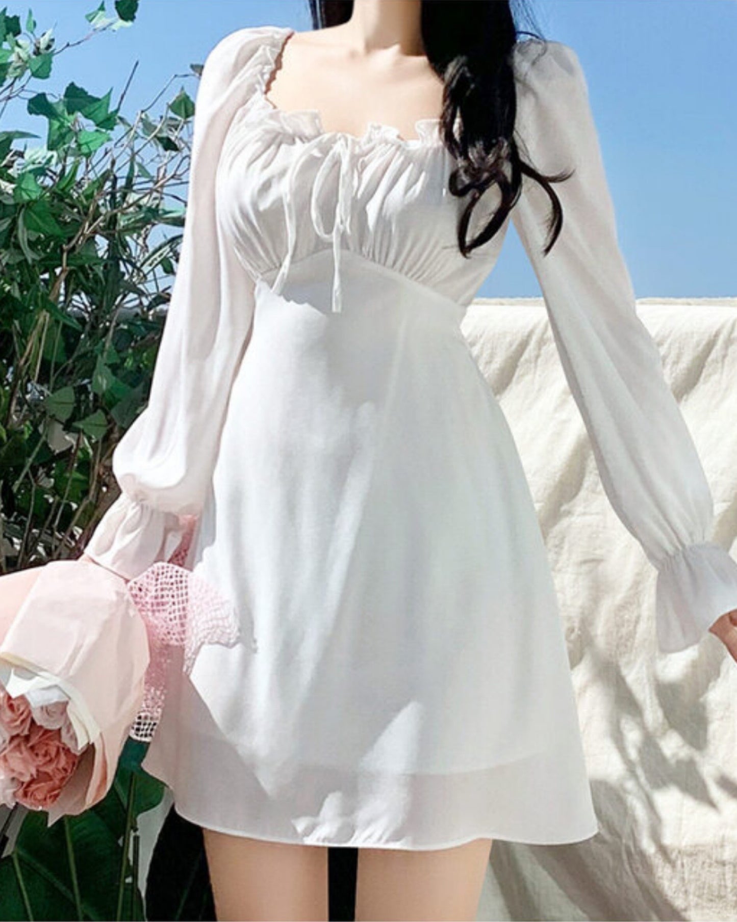 【約會推介.ᐟ.ᐟ】𝟮 𝗪𝗮𝘆𝘀 泡泡袖蝴蝶𝗢𝗣𝗦