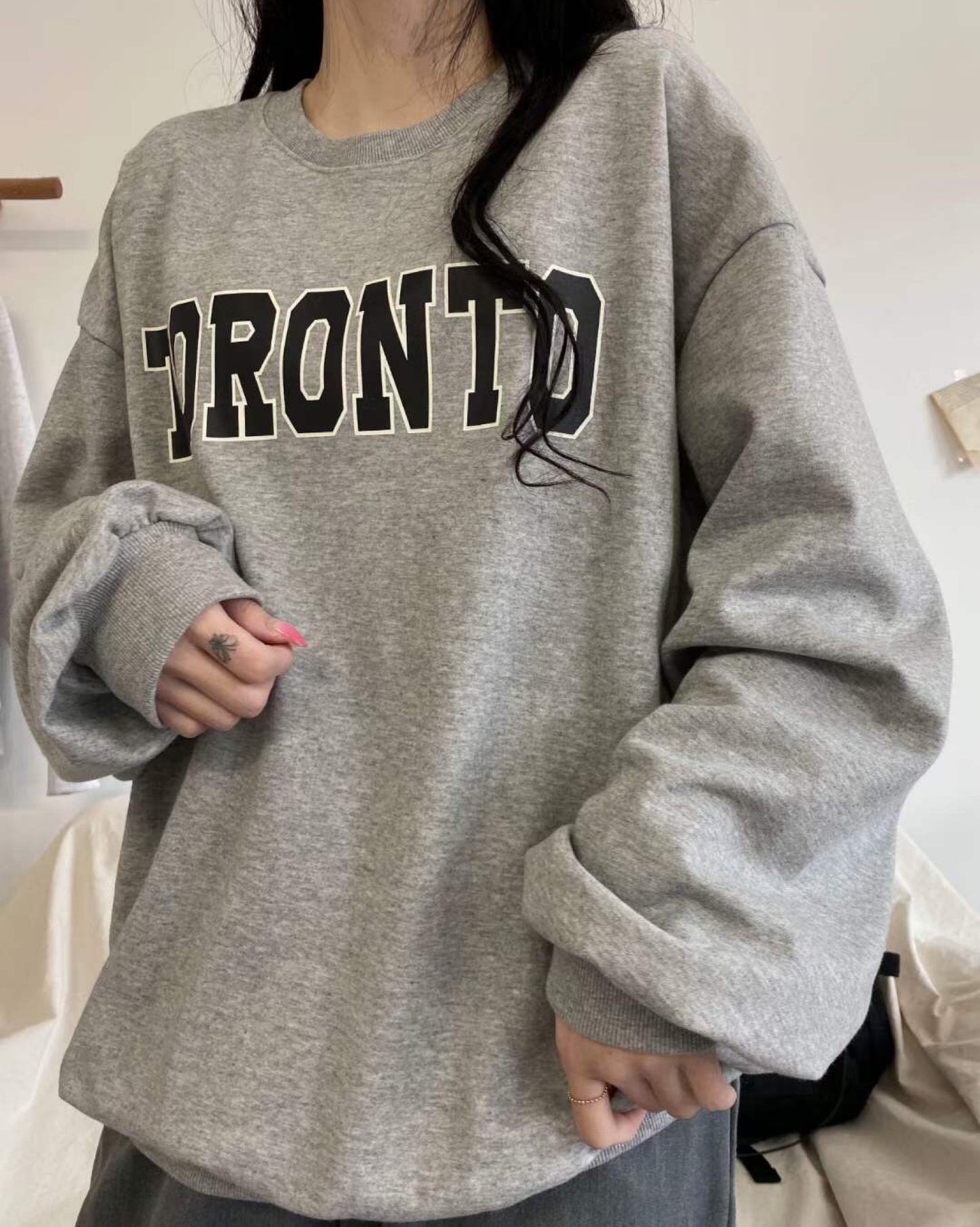 【情人節之選.ᐟ.ᐟ】𝗨𝗻𝗶𝘀𝗲𝘅 𝗧𝗼𝗿𝗼𝗻𝘁𝗼長袖衛衣