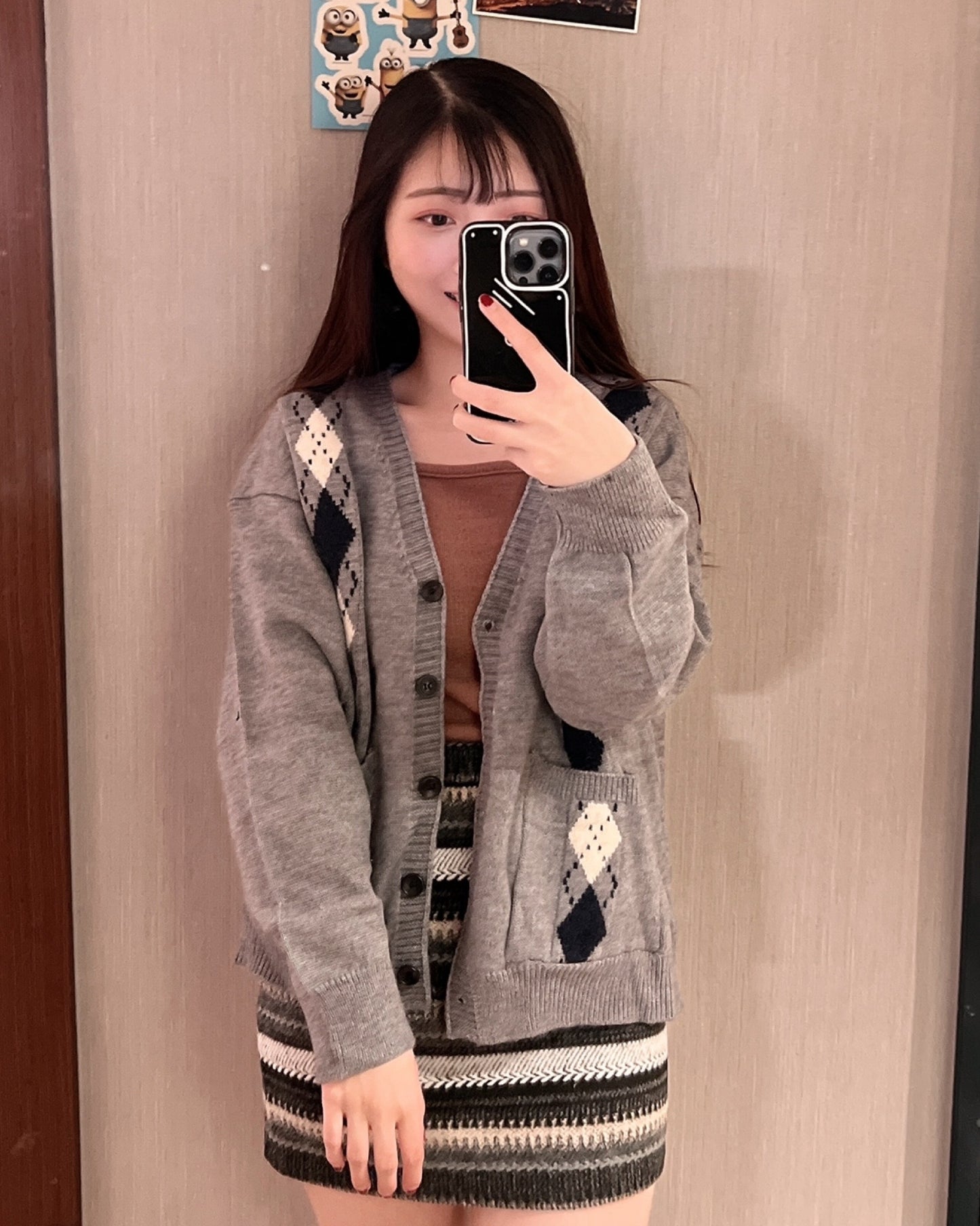 𝗟𝗶𝘁𝘁𝗹𝗲 𝗦𝗾𝘂𝗮𝗿𝗲 針織外套♥