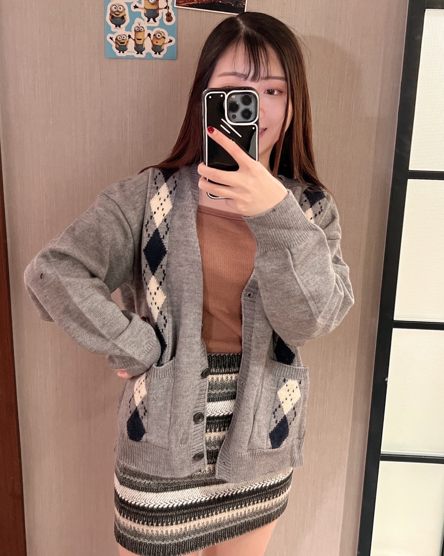 𝗟𝗶𝘁𝘁𝗹𝗲 𝗦𝗾𝘂𝗮𝗿𝗲 針織外套♥