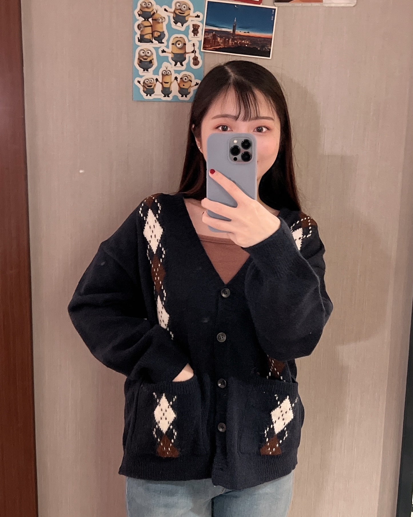 𝗟𝗶𝘁𝘁𝗹𝗲 𝗦𝗾𝘂𝗮𝗿𝗲 針織外套♥