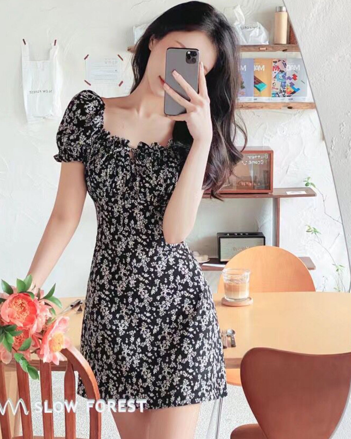 【早鳥價 ｜靚靚碎花回歸.ᐟ.ᐟ】小綁帶束腰花花裙