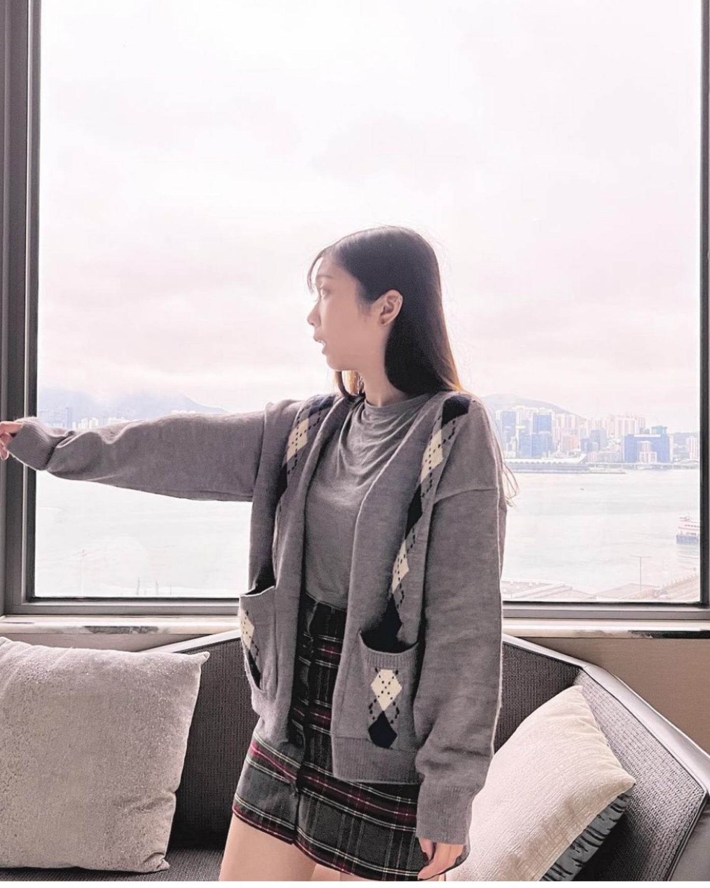 𝗟𝗶𝘁𝘁𝗹𝗲 𝗦𝗾𝘂𝗮𝗿𝗲 針織外套♥