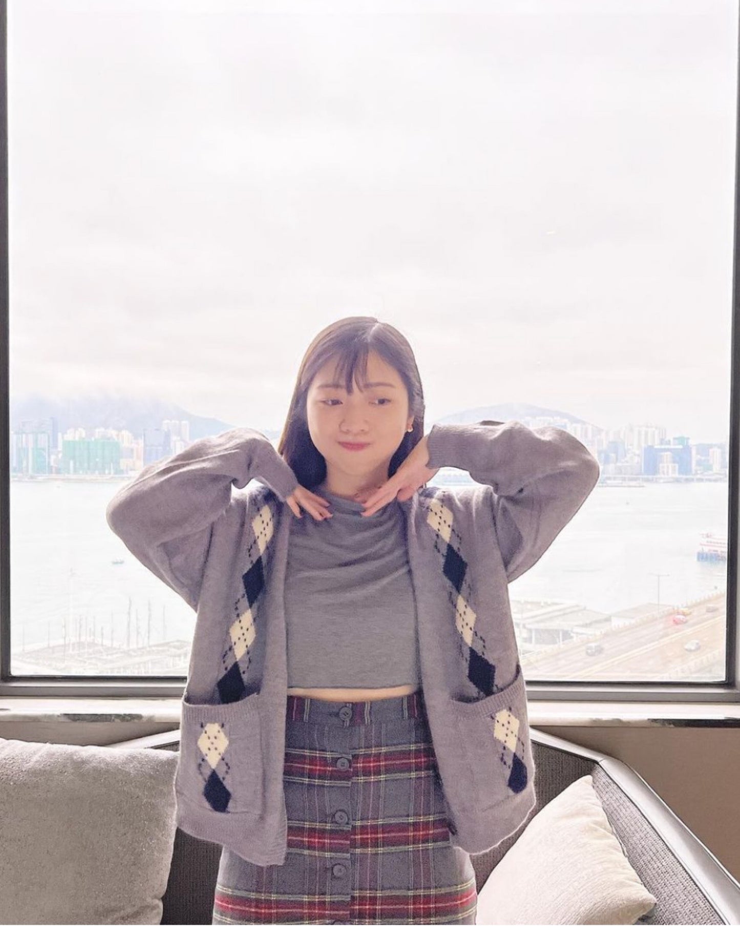 𝗟𝗶𝘁𝘁𝗹𝗲 𝗦𝗾𝘂𝗮𝗿𝗲 針織外套♥