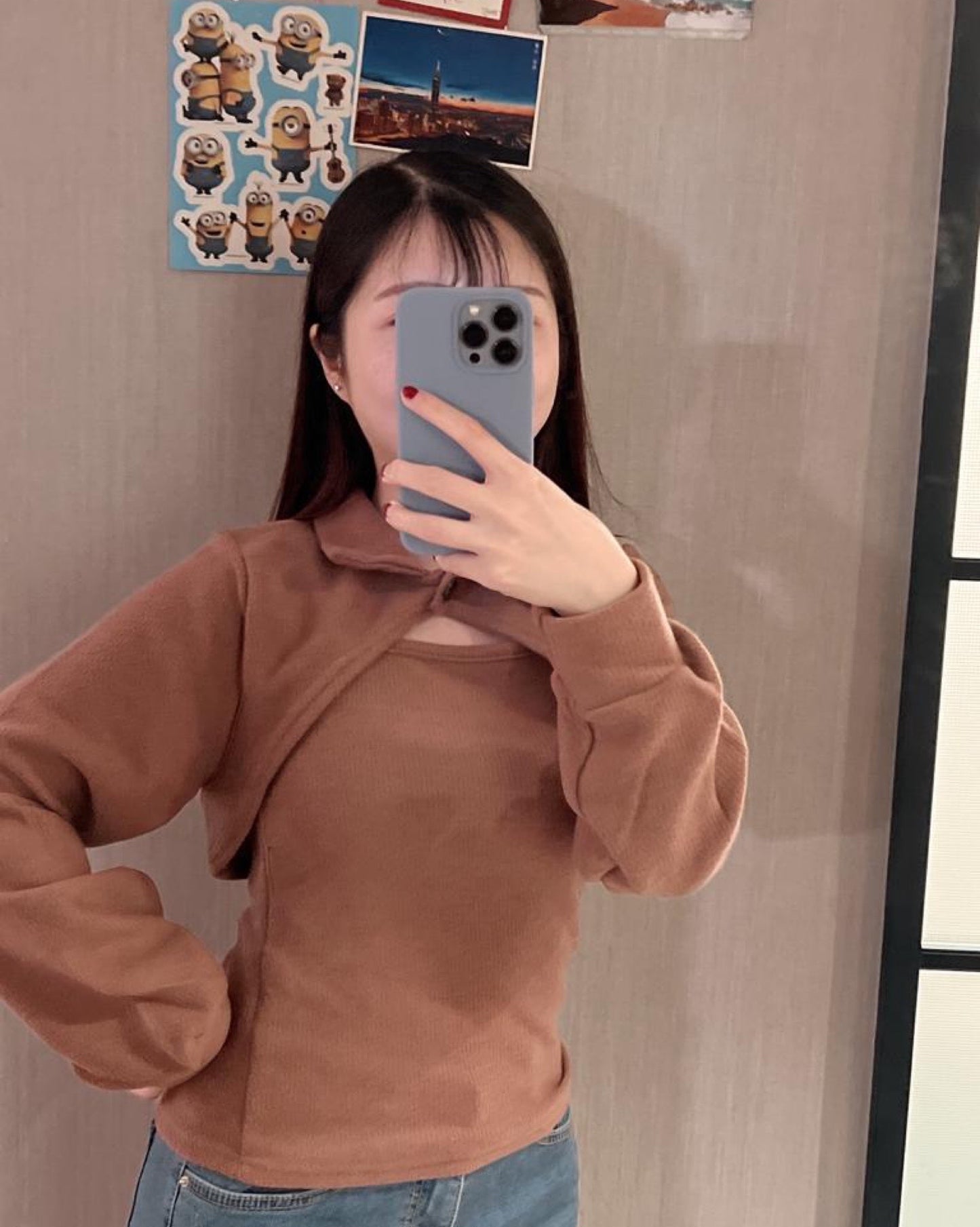 【回歸款.ᐟ.ᐟ】小領開叉 𝗩𝗲𝘀𝘁 + 𝗧𝗼𝗽 𝗦𝗲𝘁