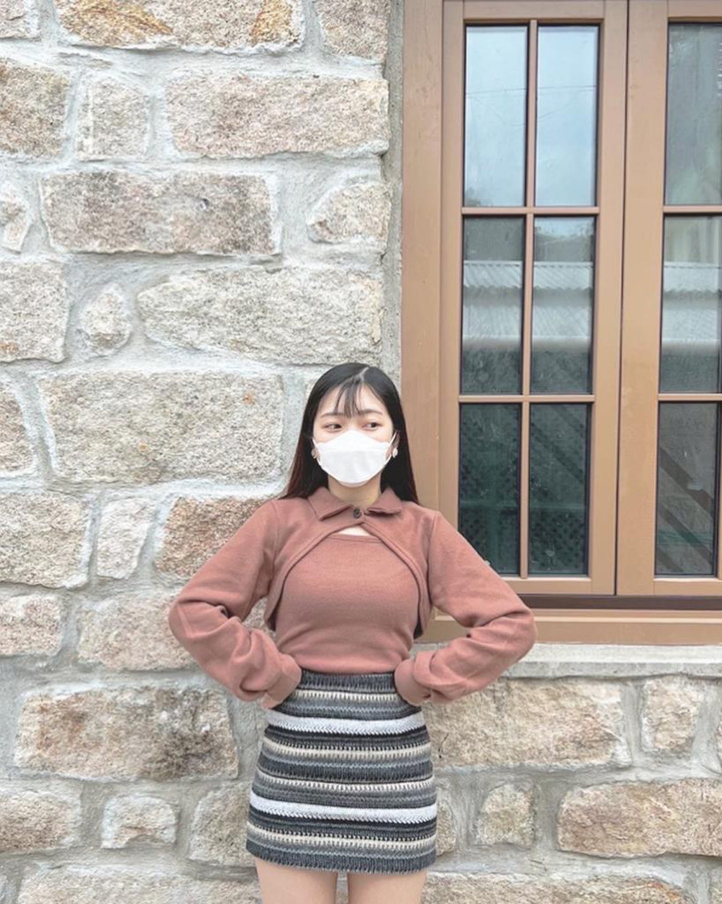 【回歸款.ᐟ.ᐟ】小領開叉 𝗩𝗲𝘀𝘁 + 𝗧𝗼𝗽 𝗦𝗲𝘁