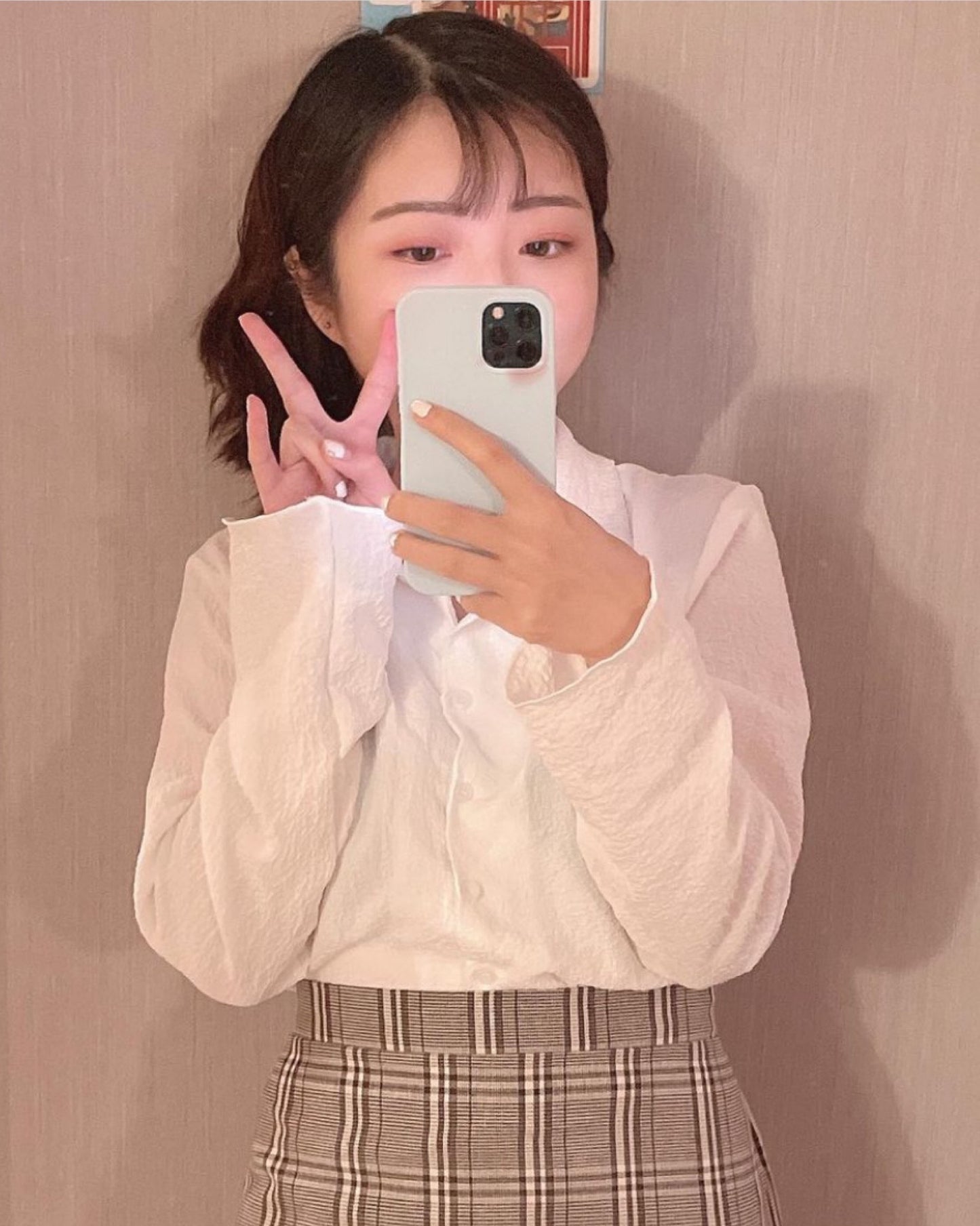 【𝗛𝗞𝗱 𝟵𝟵 ﻿區】排鈕裇衫領𝗖𝗿𝗼𝗽♥