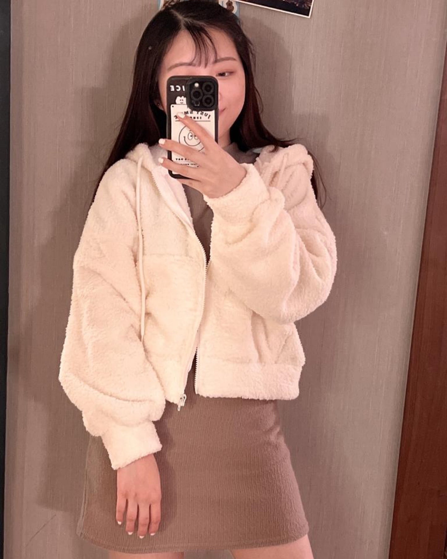 【𝗛𝗼𝘁 𝗜𝘁𝗲𝗺.ᐟ.ᐟ｜人氣回歸】短絨連帽 𝗝𝗮𝗰𝗸𝗲𝘁