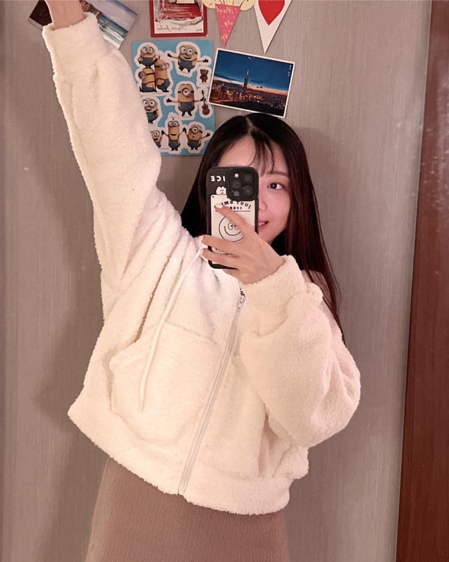 【𝗛𝗼𝘁 𝗜𝘁𝗲𝗺.ᐟ.ᐟ｜人氣回歸】短絨連帽 𝗝𝗮𝗰𝗸𝗲𝘁