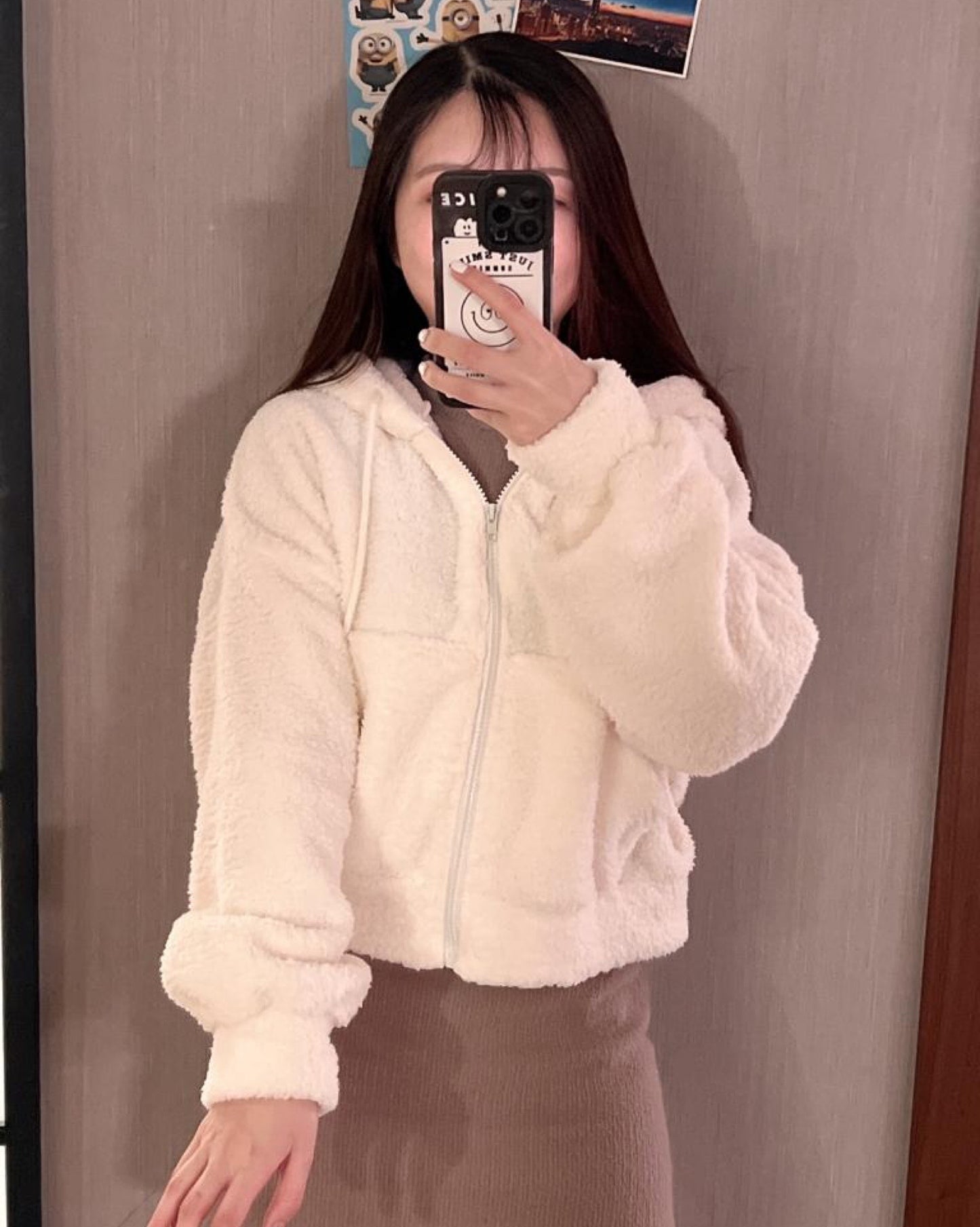 【𝗛𝗼𝘁 𝗜𝘁𝗲𝗺.ᐟ.ᐟ｜人氣回歸】短絨連帽 𝗝𝗮𝗰𝗸𝗲𝘁