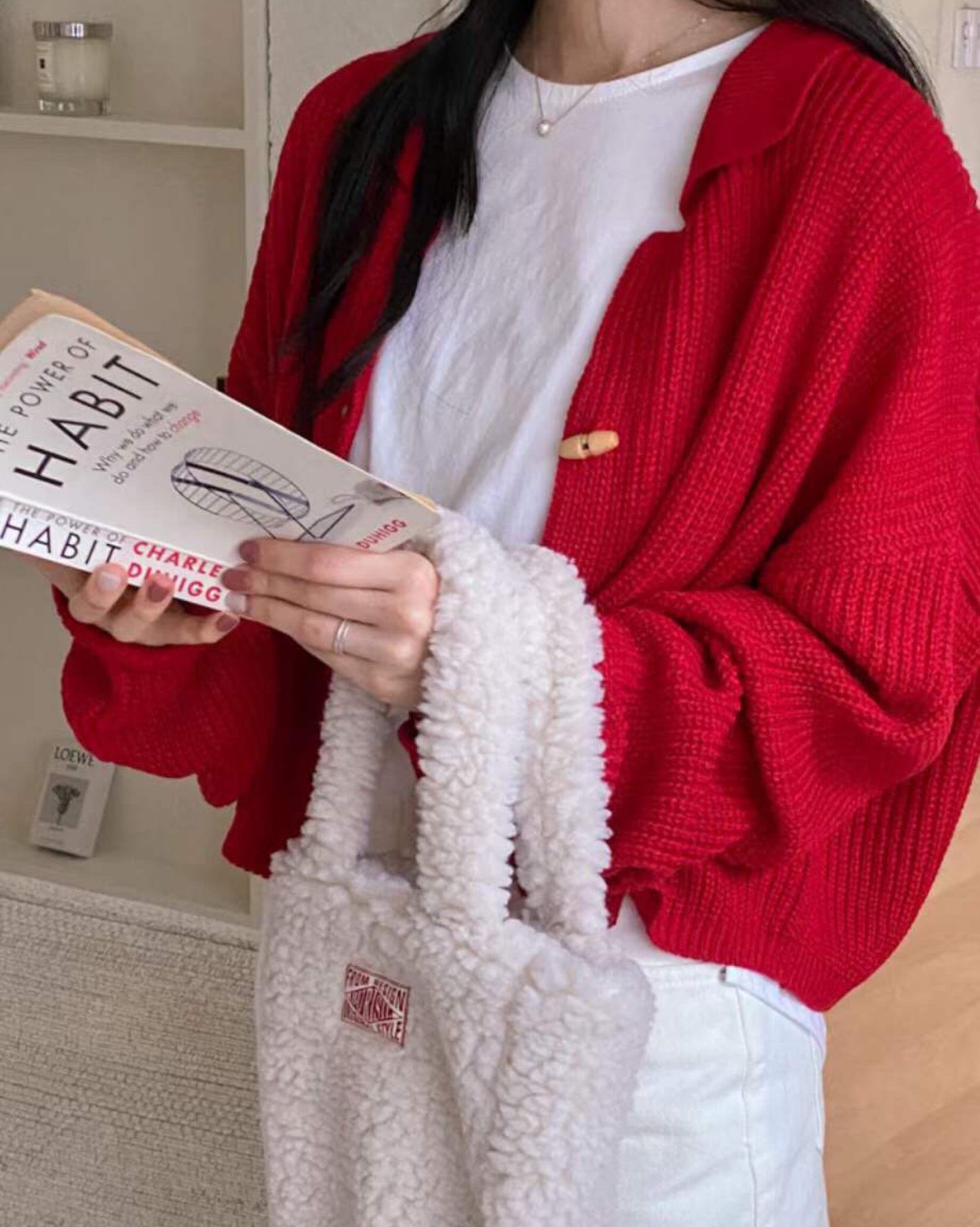 【超軟+暖笠笠.ᐟ.ᐟ 】小漁夫鈕開領𝗞𝗻𝗶𝘁 𝗝𝗞