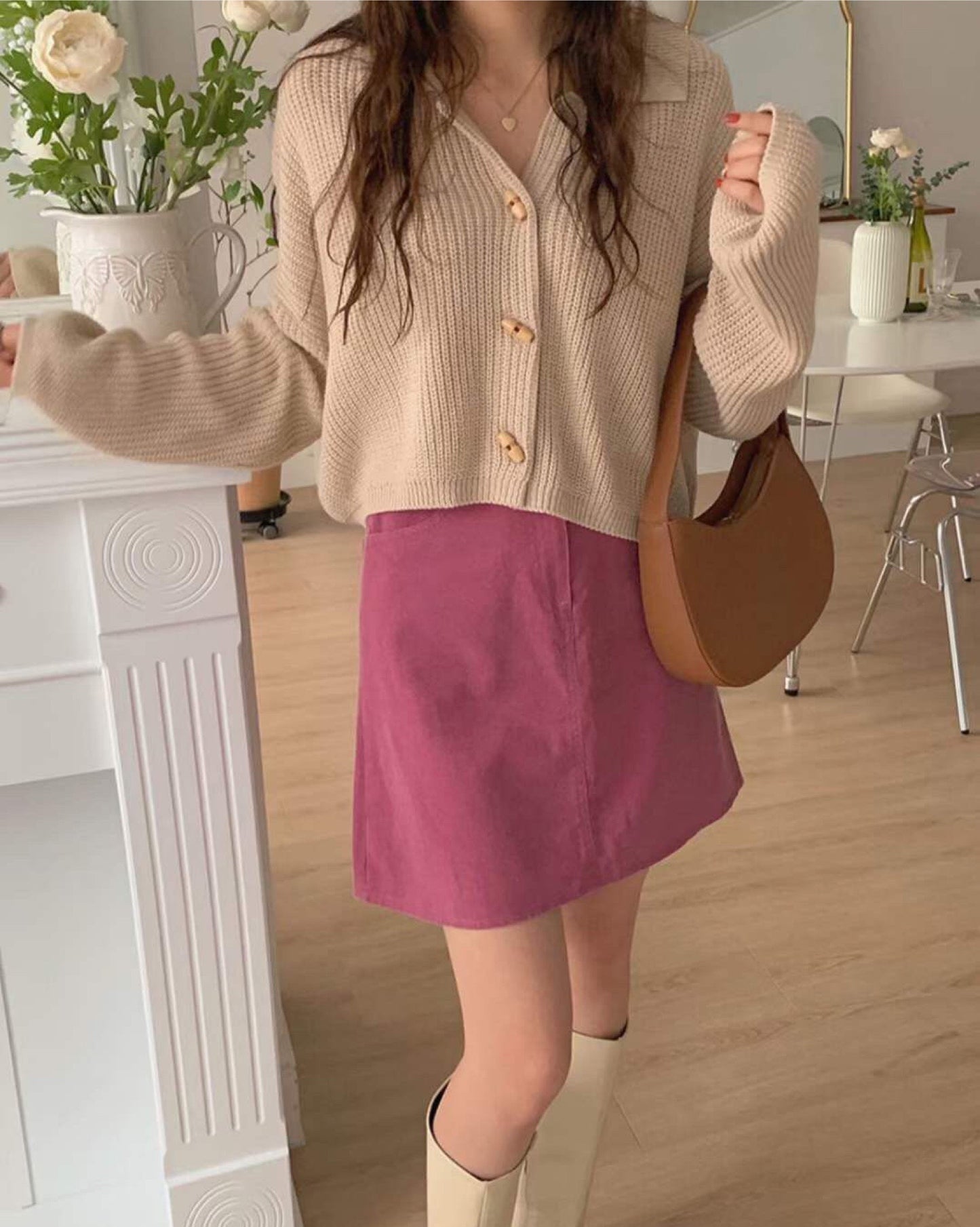 【超軟+暖笠笠.ᐟ.ᐟ 】小漁夫鈕開領𝗞𝗻𝗶𝘁 𝗝𝗞