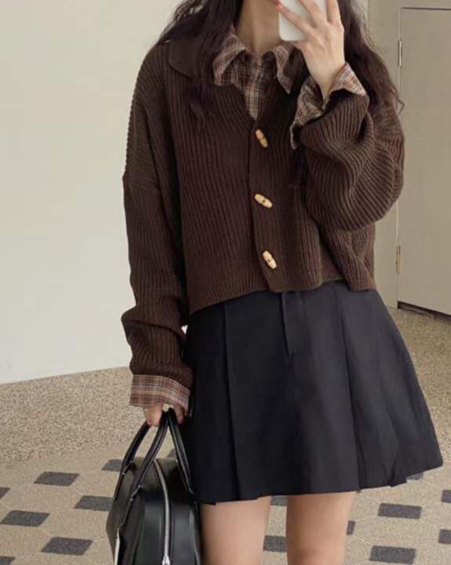 【超軟+暖笠笠.ᐟ.ᐟ 】小漁夫鈕開領𝗞𝗻𝗶𝘁 𝗝𝗞