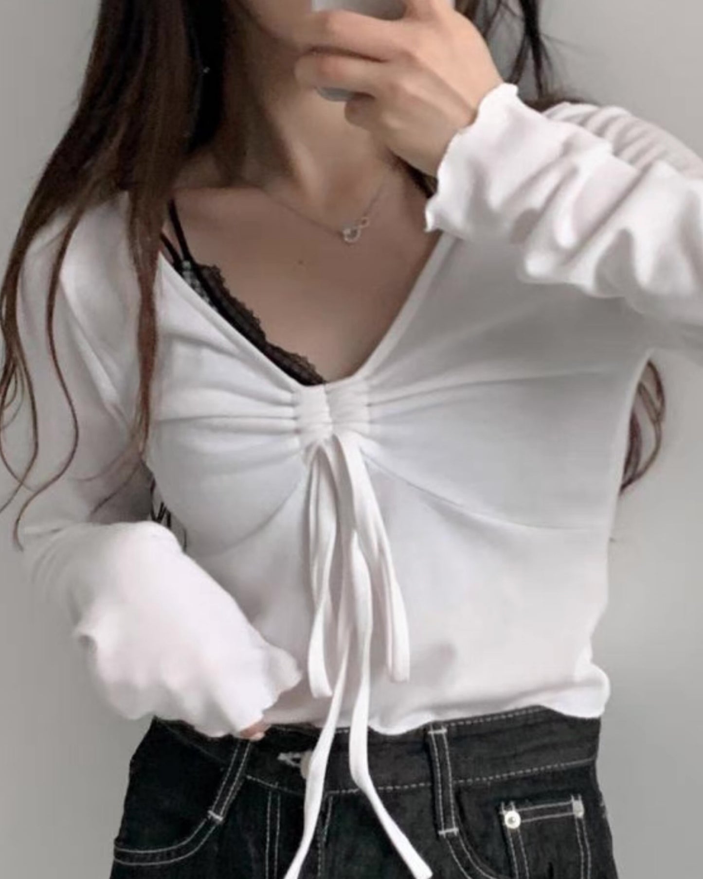 【早鳥價 | 可自行調節鬆緊.ᐟ.ᐟ】心型束繩𝗖𝗿𝗼𝗽