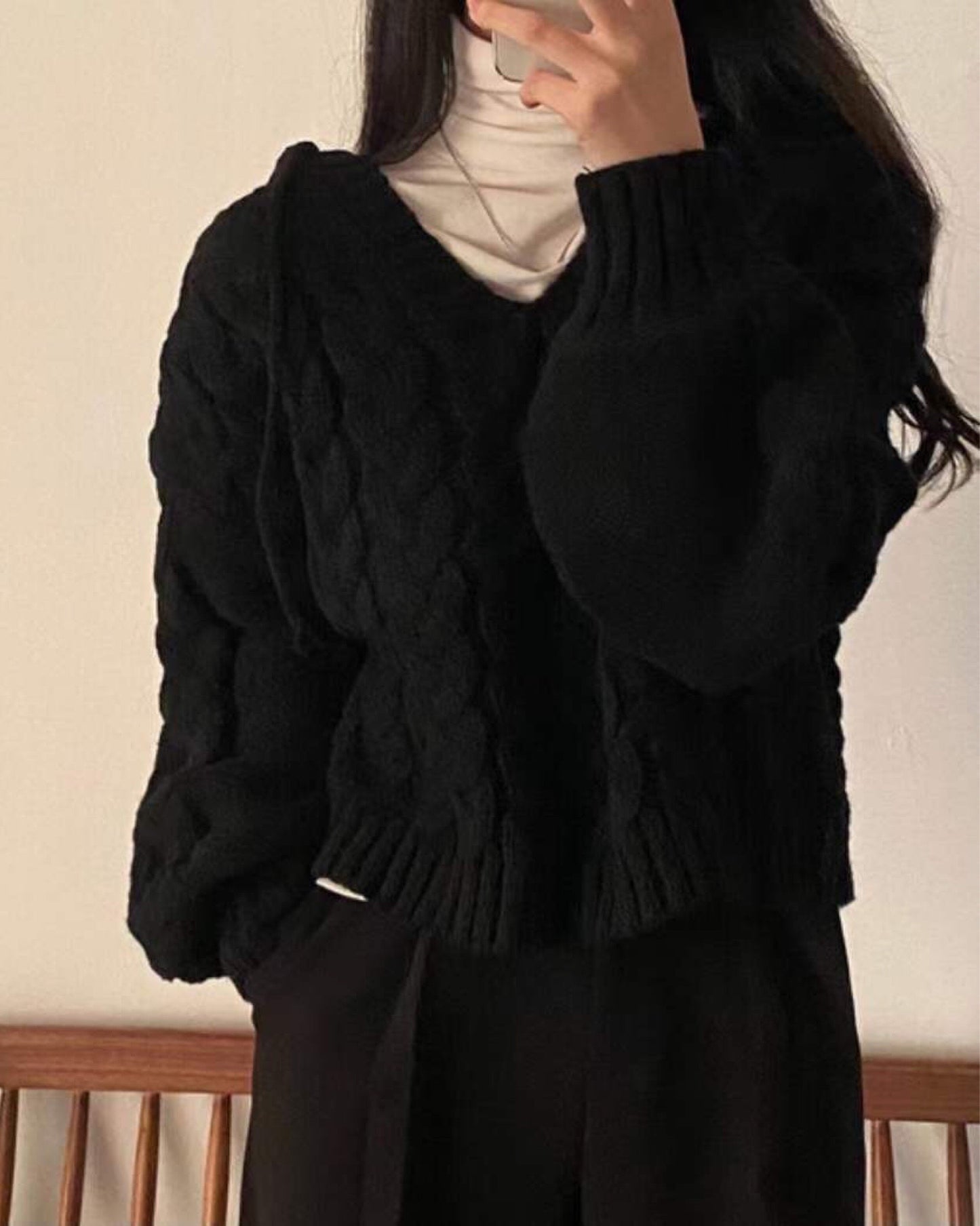 【早鳥價 | 超美麻花結.ᐟ.ᐟ】麻花結針織 𝗛𝗼𝗼𝗱𝗶𝗲