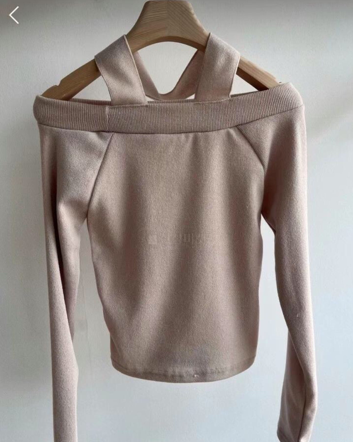 【早鳥價 | 甜美系列.ᐟ.ᐟ】掛頸小露肩𝗧𝗼𝗽