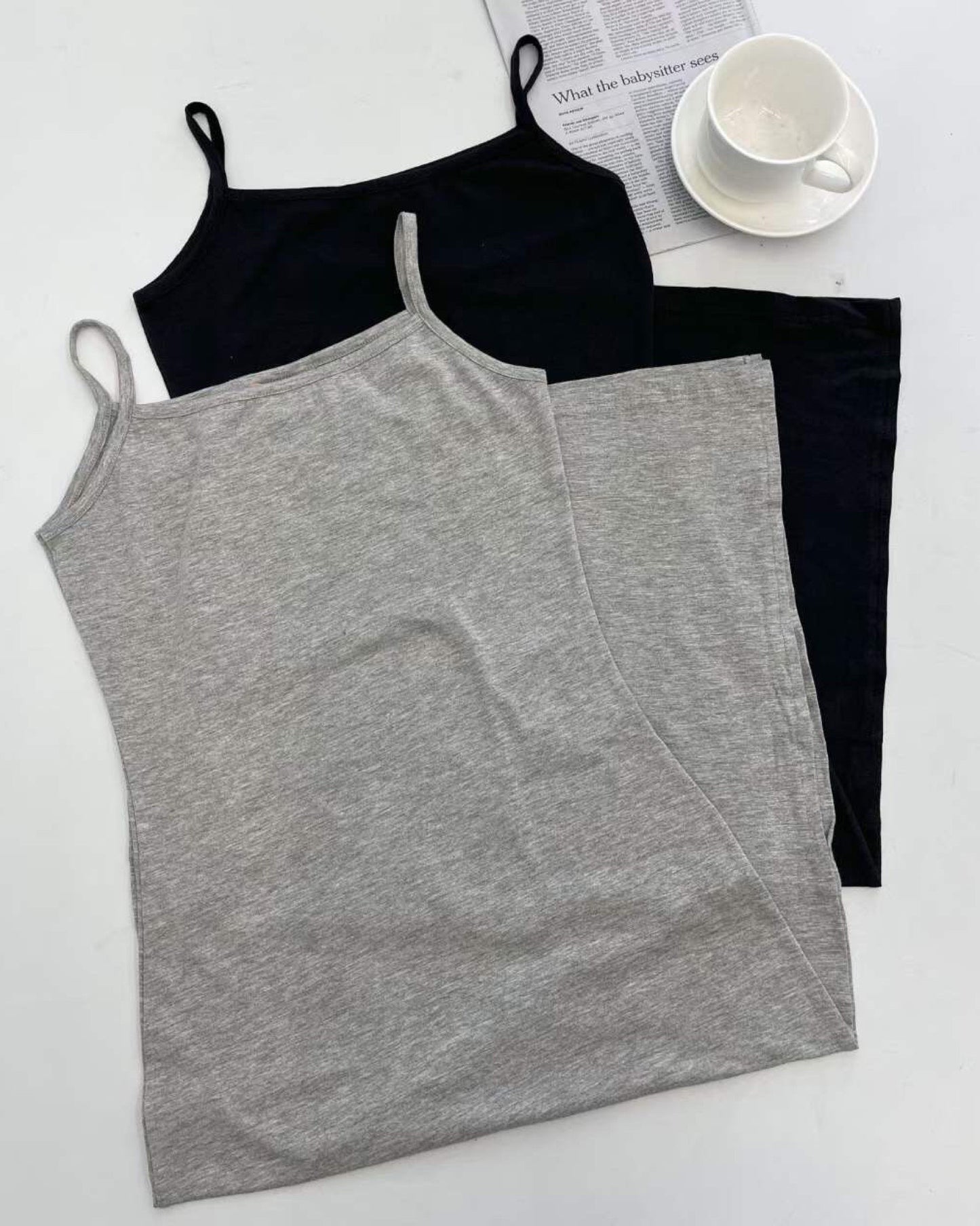 【早鳥價 | 高個子必入.ᐟ.ᐟ】吊帶小開叉連身裙