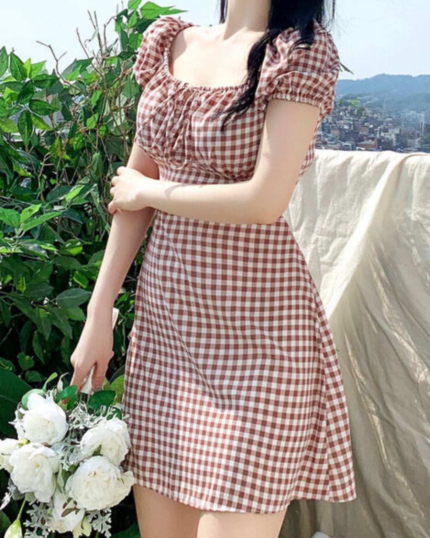 【早鳥價 | 靚靚格仔紋】小綁帶束腰格仔裙