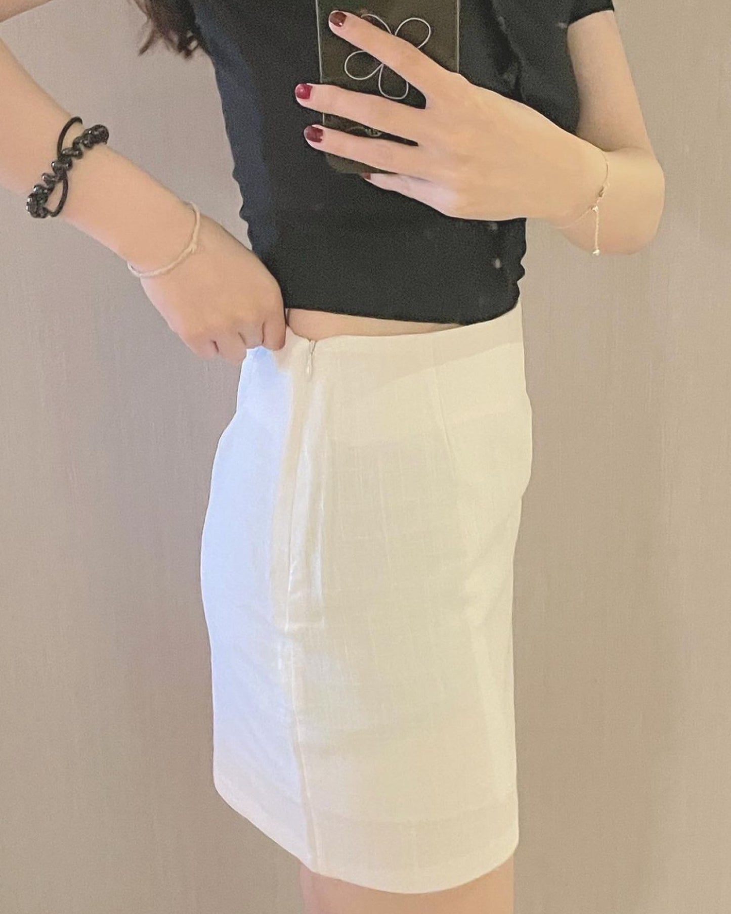 𝗛-𝗹𝗶𝗻𝗲 日常棉麻短裙