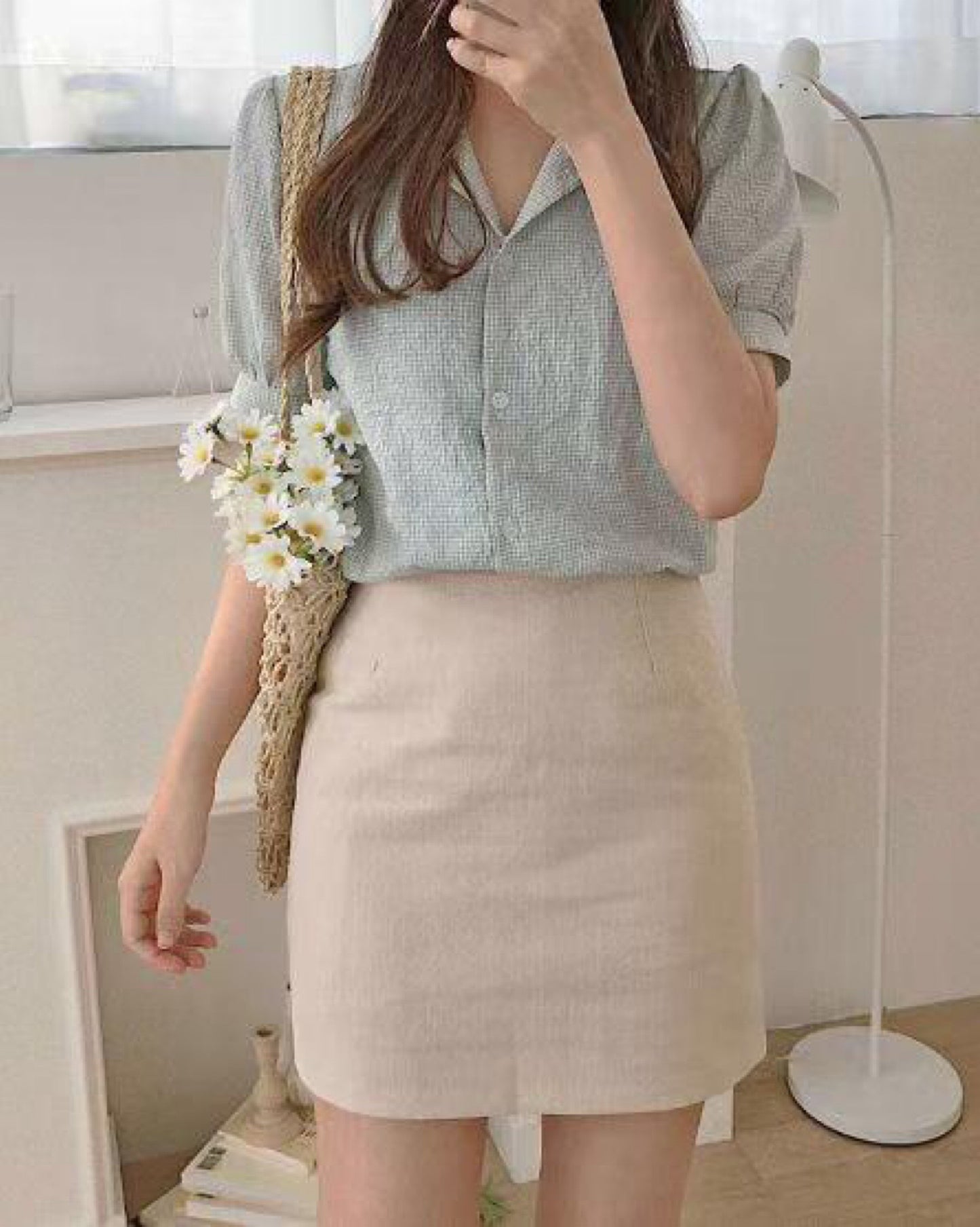 𝗛-𝗹𝗶𝗻𝗲 日常棉麻短裙